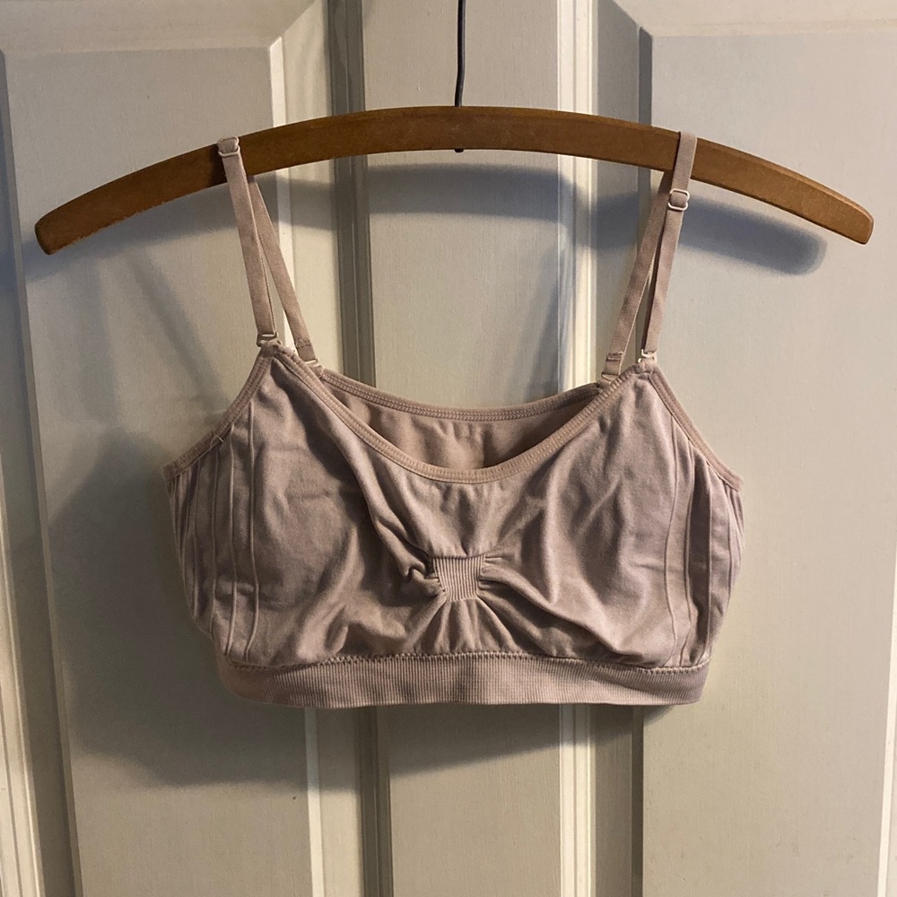 One Size Tan Sports Bra